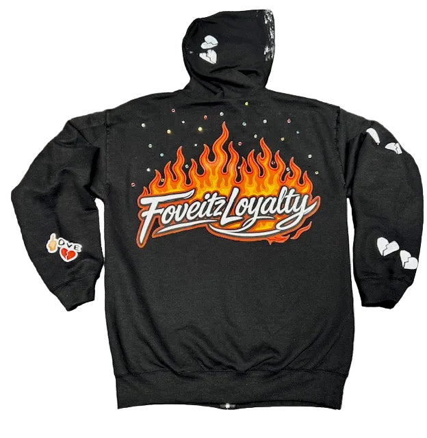 FOVE ZIP UP HOODIE (regular fit)