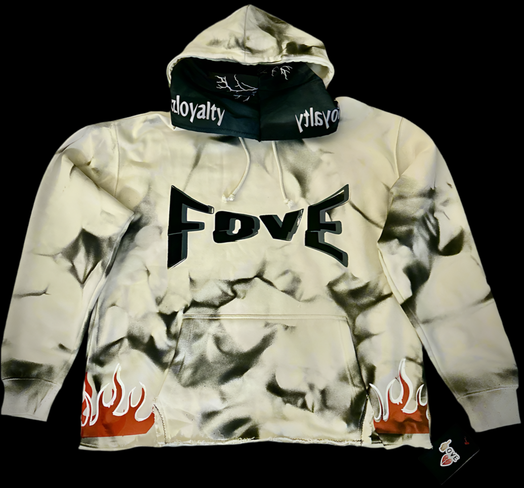 Fove double hood hoodie