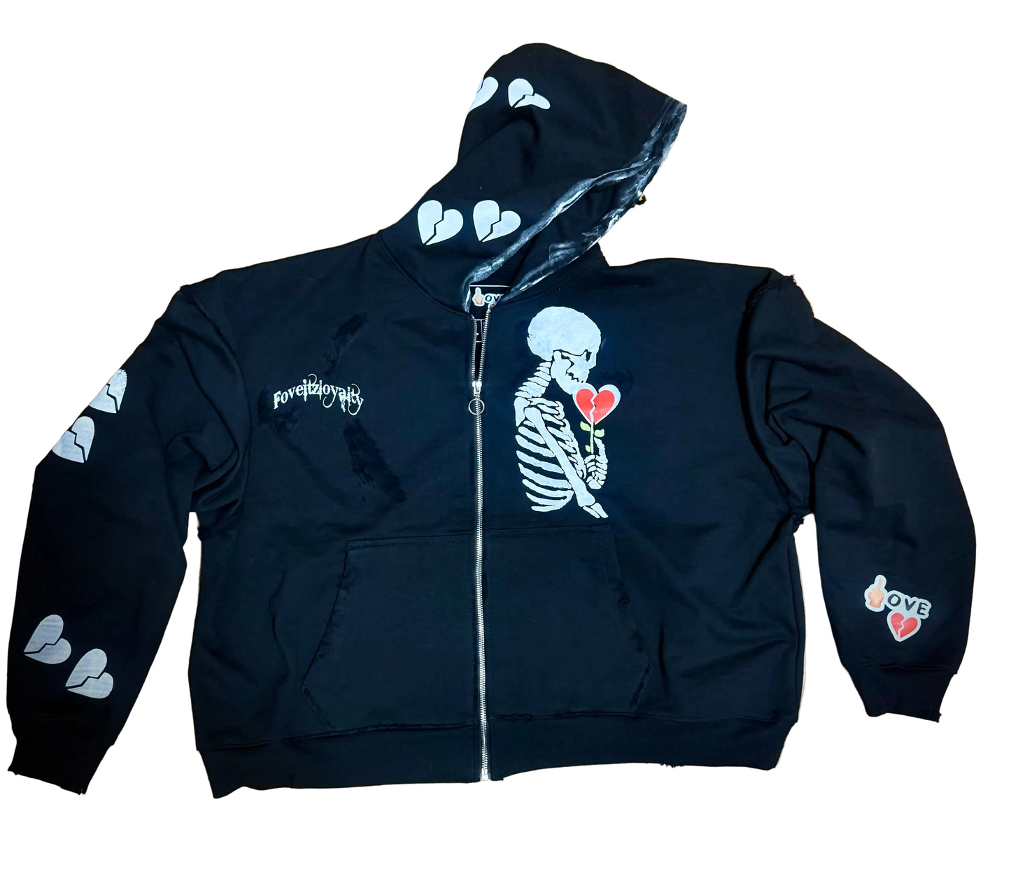 FOVE HEAVYWEIGHT OVERSIZE ZIP UP HOODIE