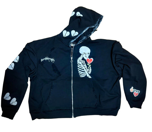 FOVE HEAVYWEIGHT OVERSIZE ZIP UP HOODIE