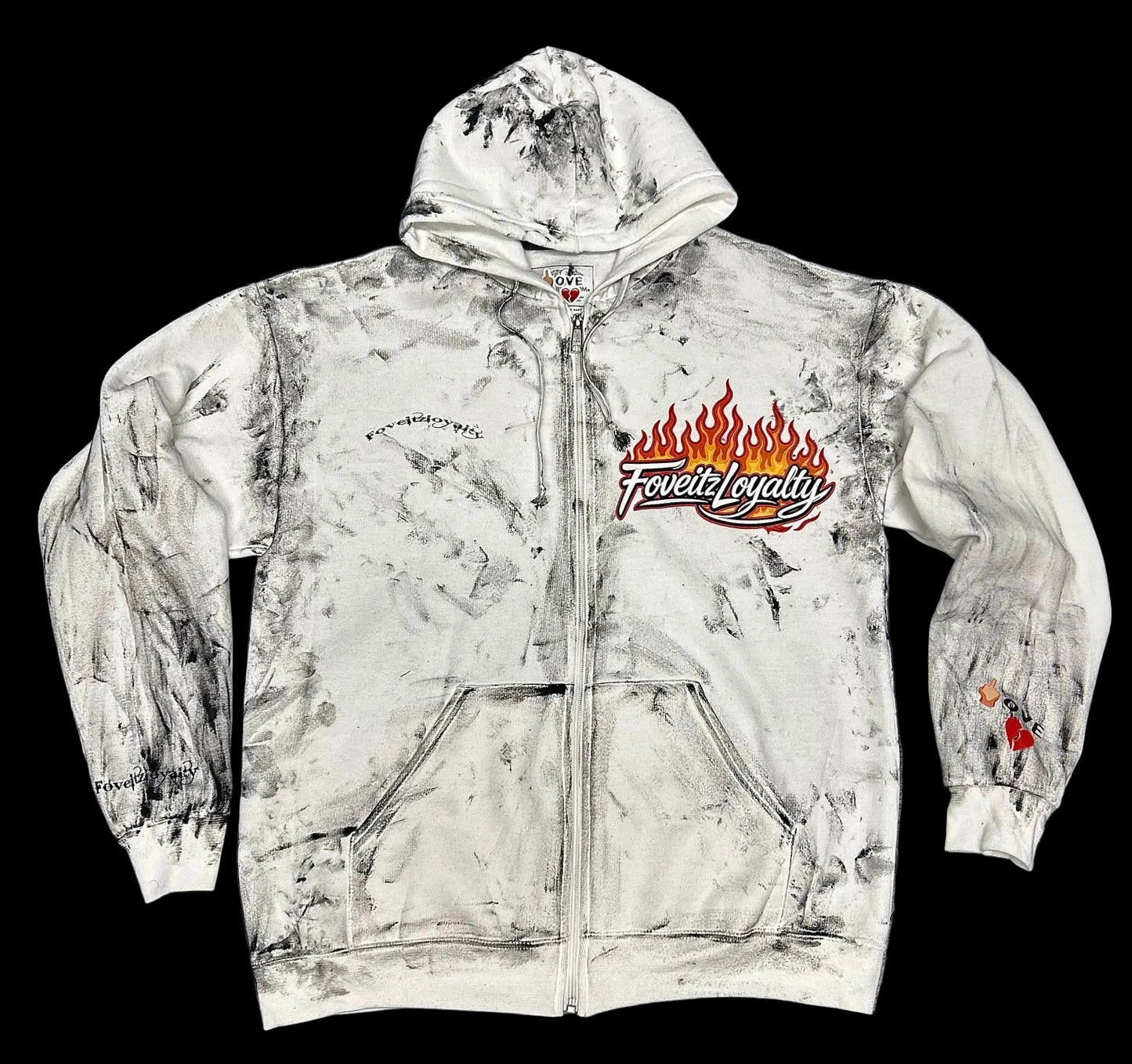 FOVE ZIP UP HOODIE (regular fit)